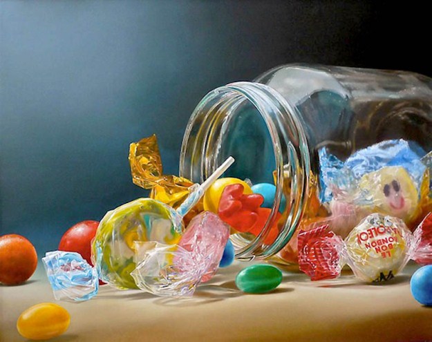 mega realistic oil paintings Tjalf Sparnaay